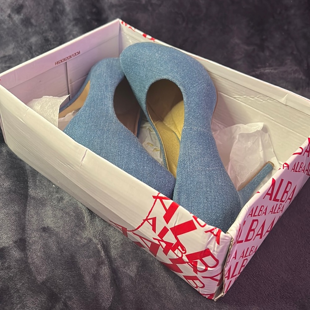 Denim Heels